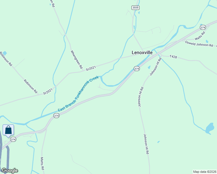 map of restaurants, bars, coffee shops, grocery stores, and more near Snyder Road in Lenoxville