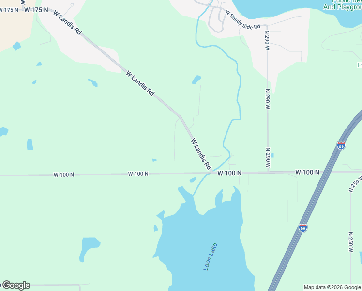 map of restaurants, bars, coffee shops, grocery stores, and more near 1060 North 330 West in Angola