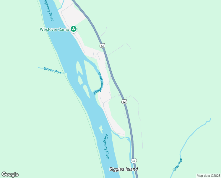 map of restaurants, bars, coffee shops, grocery stores, and more near 93 Winter Lane in Tidioute