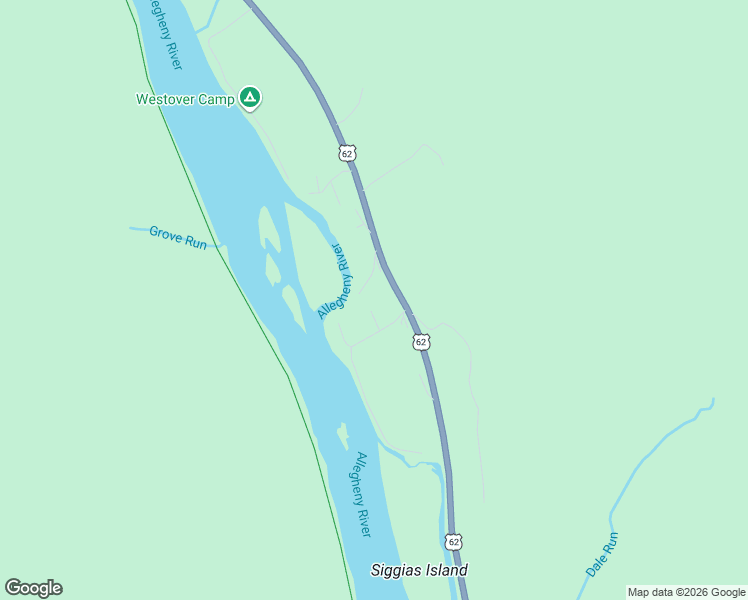 map of restaurants, bars, coffee shops, grocery stores, and more near 93 Winter Lane in Tidioute