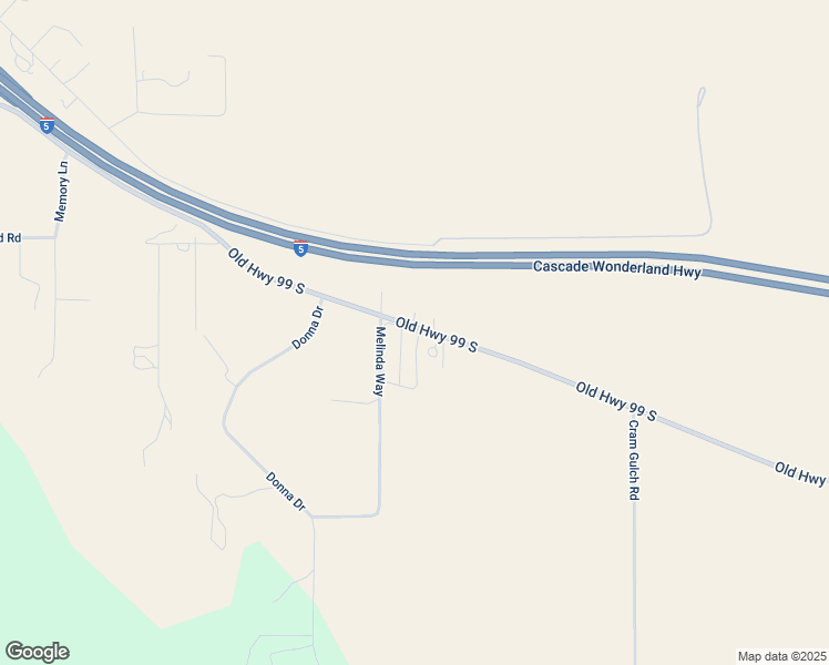 map of restaurants, bars, coffee shops, grocery stores, and more near 6430 Old Highway 99 South in Yreka