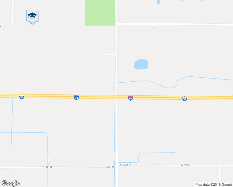 map of restaurants, bars, coffee shops, grocery stores, and more near 1522 North County Line Road in Michigan City