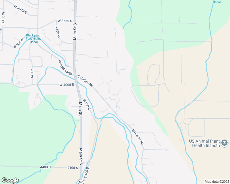 map of restaurants, bars, coffee shops, grocery stores, and more near 4070 South Hollow Road in Nibley