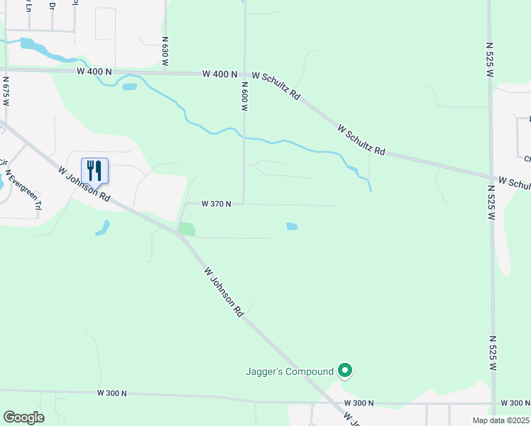 map of restaurants, bars, coffee shops, grocery stores, and more near 5944-5978 West 370 North in La Porte