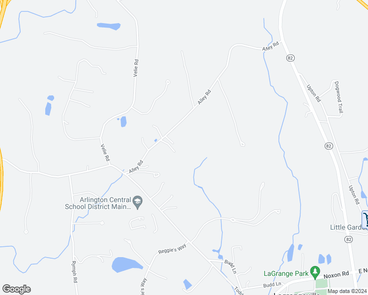 map of restaurants, bars, coffee shops, grocery stores, and more near 67 Alley Road in Lagrangeville