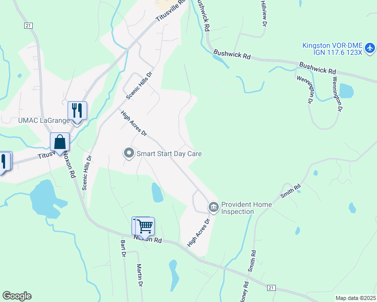 map of restaurants, bars, coffee shops, grocery stores, and more near 4 Manor Drive in Poughkeepsie