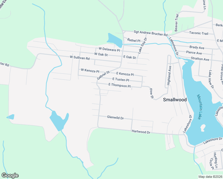 map of restaurants, bars, coffee shops, grocery stores, and more near 39 East Beech in Smallwood