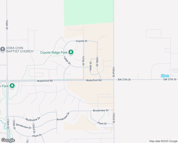 map of restaurants, bars, coffee shops, grocery stores, and more near 5410 146th Street in Waukee