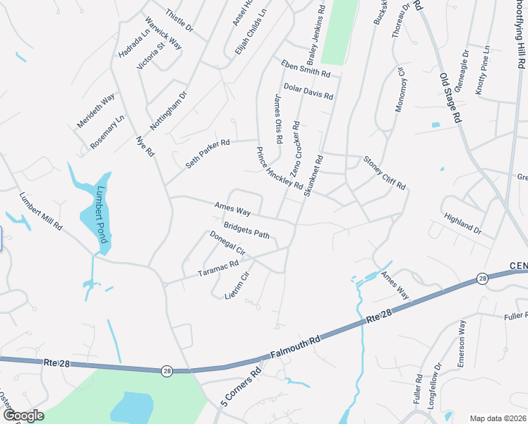 map of restaurants, bars, coffee shops, grocery stores, and more near 203 Zeno Crocker Road in Barnstable