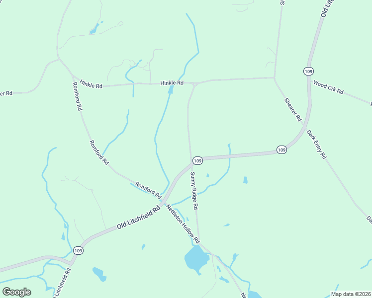 map of restaurants, bars, coffee shops, grocery stores, and more near 44 Sunny Ridge Road in Washington