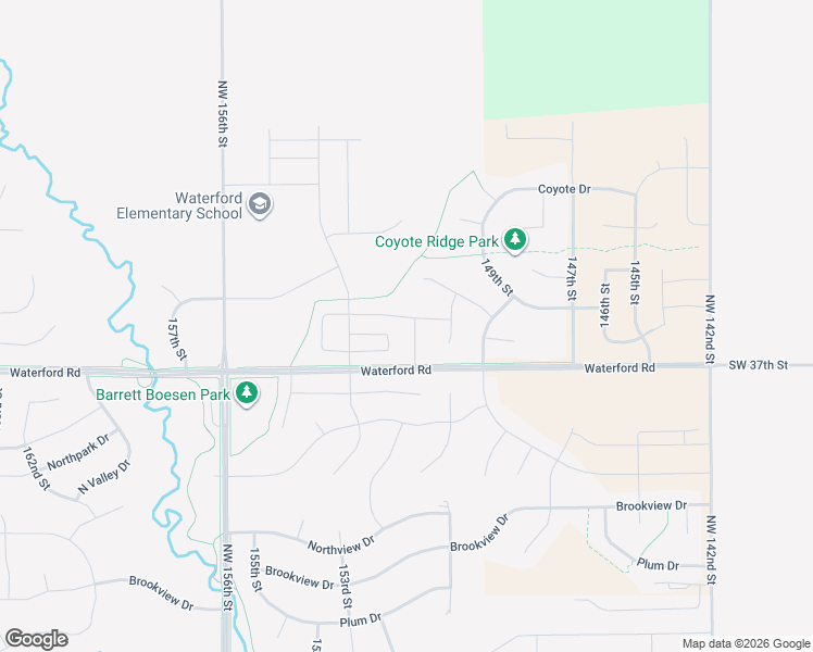 map of restaurants, bars, coffee shops, grocery stores, and more near 5420 151st Street in Waukee