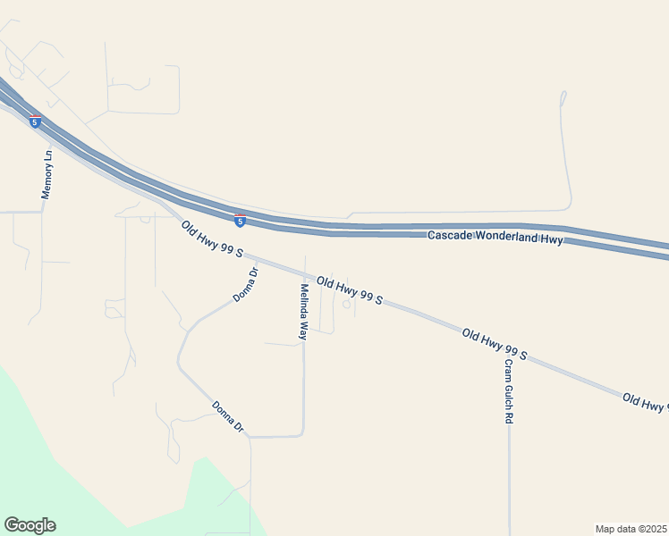 map of restaurants, bars, coffee shops, grocery stores, and more near 6430 Old Highway 99 South in Yreka