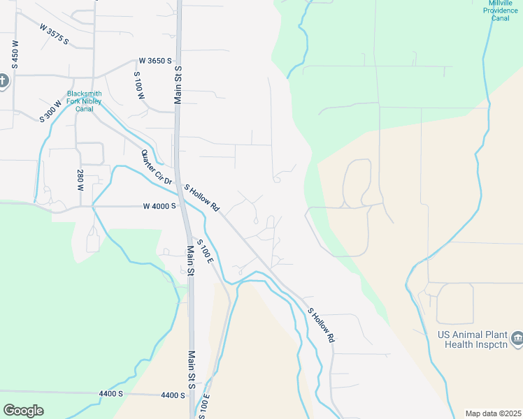map of restaurants, bars, coffee shops, grocery stores, and more near 4008 Cottonwoods Court in Nibley