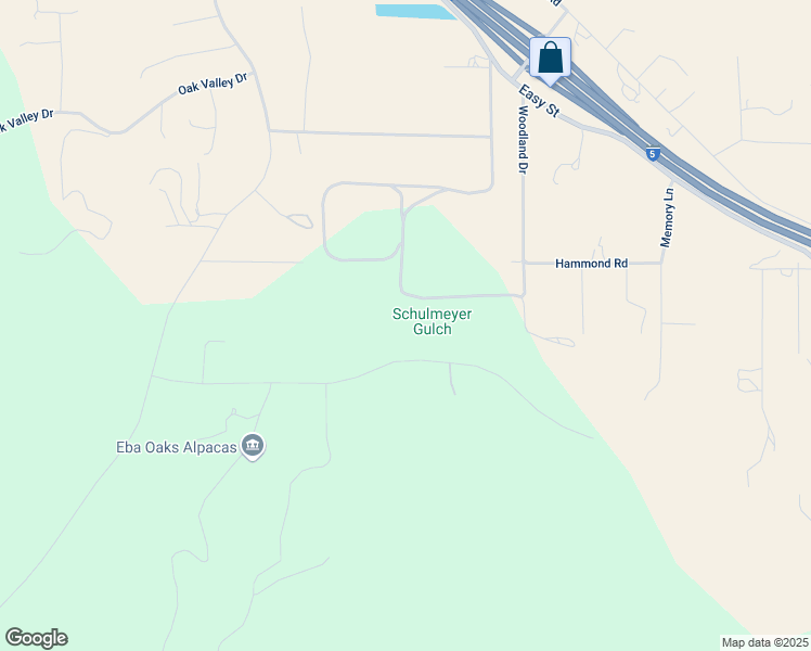 map of restaurants, bars, coffee shops, grocery stores, and more near 5422 Schulmeyer Gulch Road in Yreka