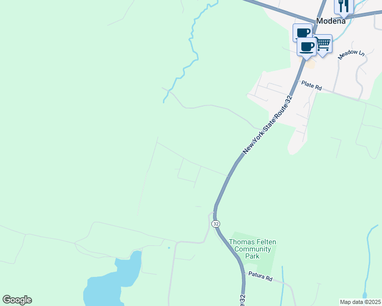 map of restaurants, bars, coffee shops, grocery stores, and more near 34 Rudolph Drive in Modena