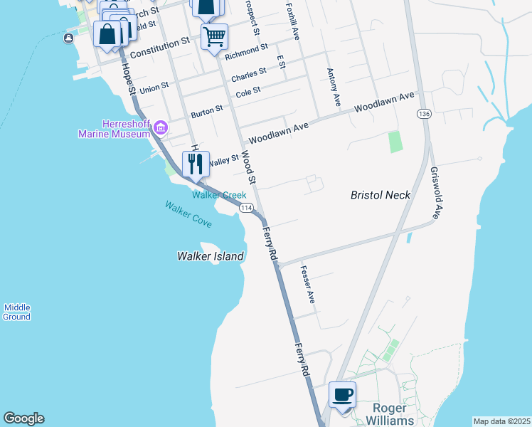map of restaurants, bars, coffee shops, grocery stores, and more near 4 Wood Street in Bristol