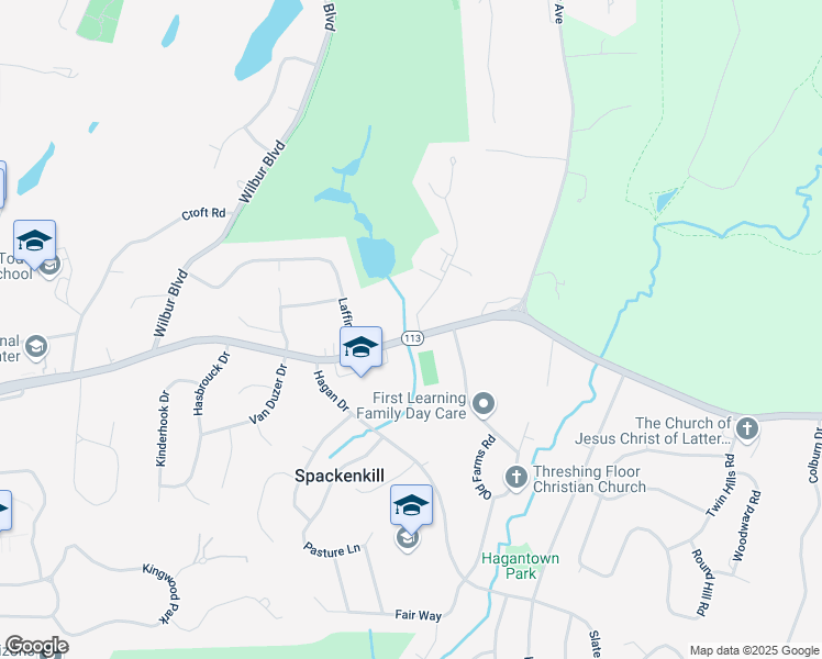 map of restaurants, bars, coffee shops, grocery stores, and more near 111 Spackenkill Road in Poughkeepsie