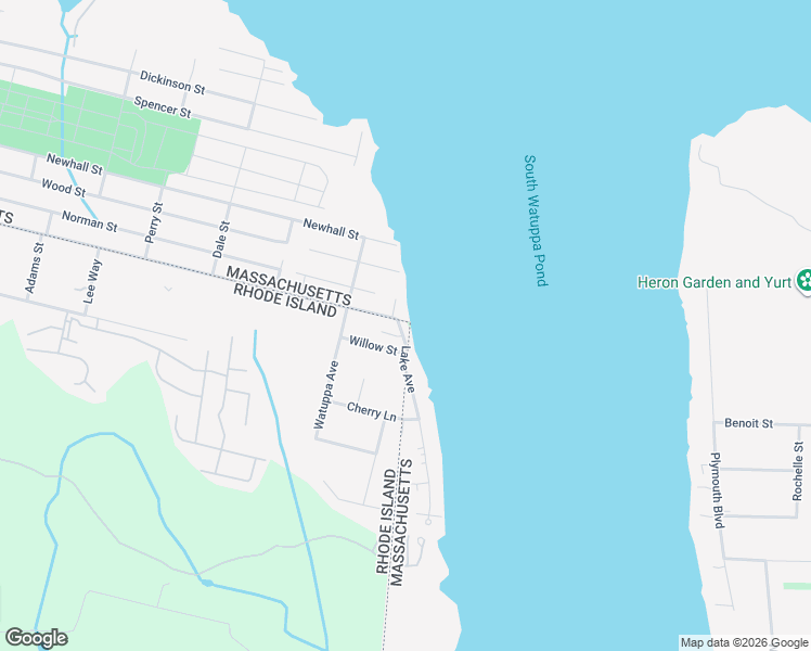 map of restaurants, bars, coffee shops, grocery stores, and more near 12 Alco Street in Fall River
