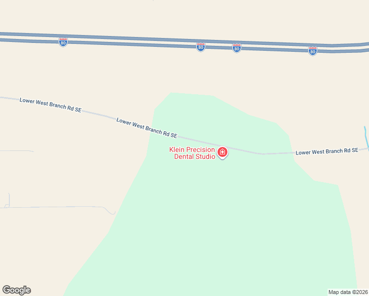 map of restaurants, bars, coffee shops, grocery stores, and more near 5377 Lower West Branch Road Southeast in West Branch