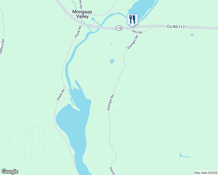 map of restaurants, bars, coffee shops, grocery stores, and more near 935 Starlight Road in Monticello