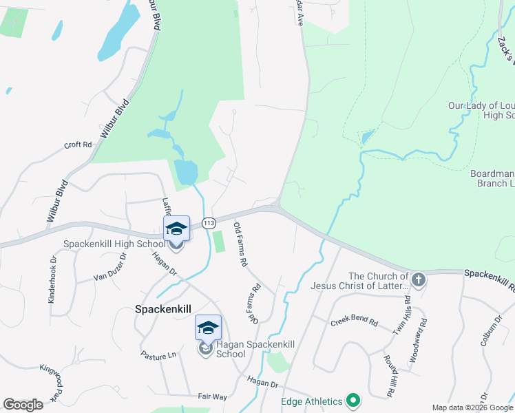 map of restaurants, bars, coffee shops, grocery stores, and more near 3 Old Spackenkill Road in Poughkeepsie