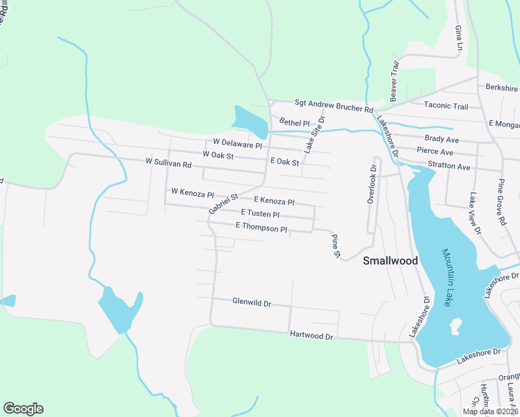 map of restaurants, bars, coffee shops, grocery stores, and more near 33 East Tusten Place in Monticello