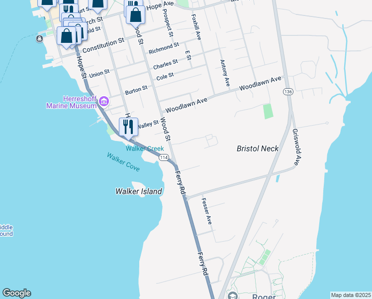 map of restaurants, bars, coffee shops, grocery stores, and more near 4 Wood Street in Bristol