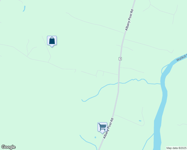 map of restaurants, bars, coffee shops, grocery stores, and more near Deer Haven Lane in Gardiner