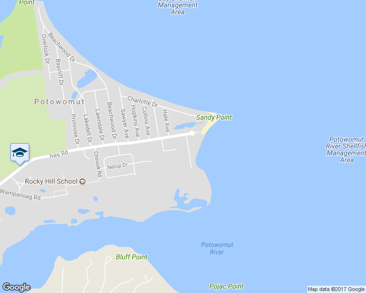 map of restaurants, bars, coffee shops, grocery stores, and more near 27 Bradford Avenue in East Greenwich