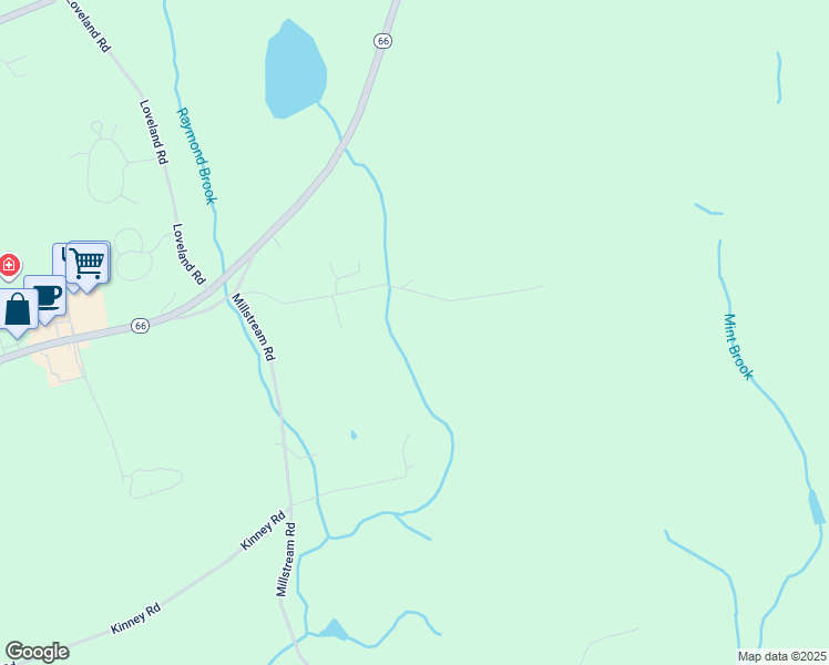 map of restaurants, bars, coffee shops, grocery stores, and more near 96-154 Wellswood Road in Tolland County