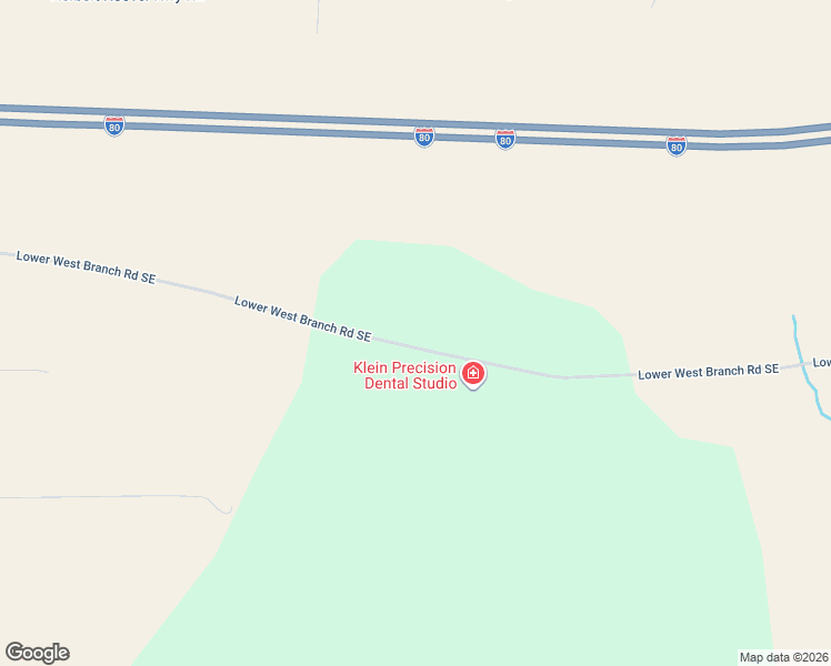 map of restaurants, bars, coffee shops, grocery stores, and more near 5386 Lower West Branch Road Southeast in West Branch