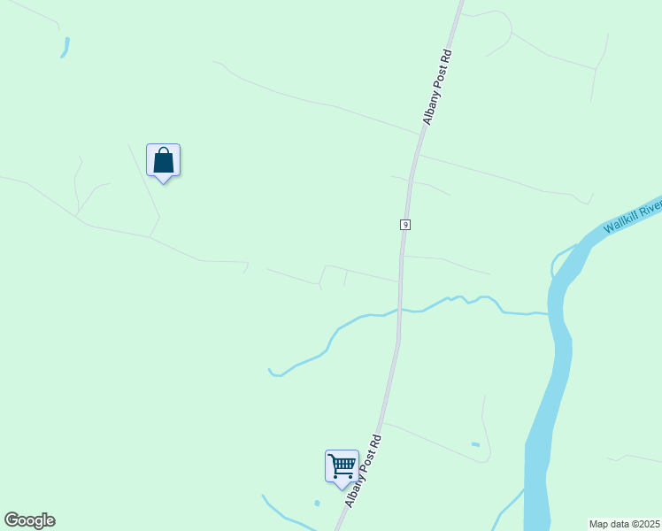 map of restaurants, bars, coffee shops, grocery stores, and more near Deer Haven Lane in Ulster County