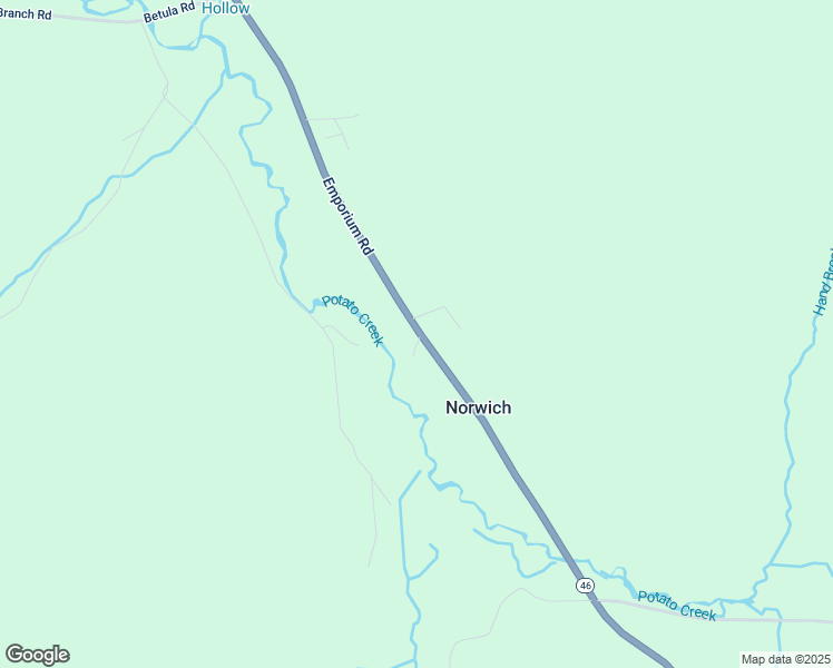 map of restaurants, bars, coffee shops, grocery stores, and more near 26 Curran Lane in Smethport