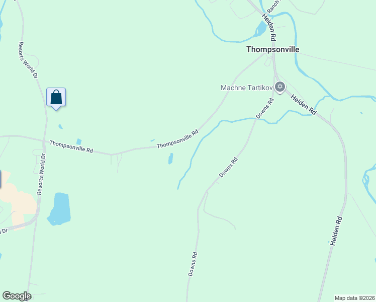 map of restaurants, bars, coffee shops, grocery stores, and more near 442 Thompson Road in Monticello