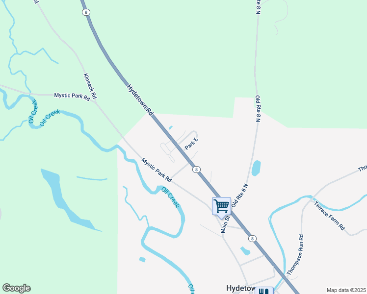 map of restaurants, bars, coffee shops, grocery stores, and more near Park East in Titusville