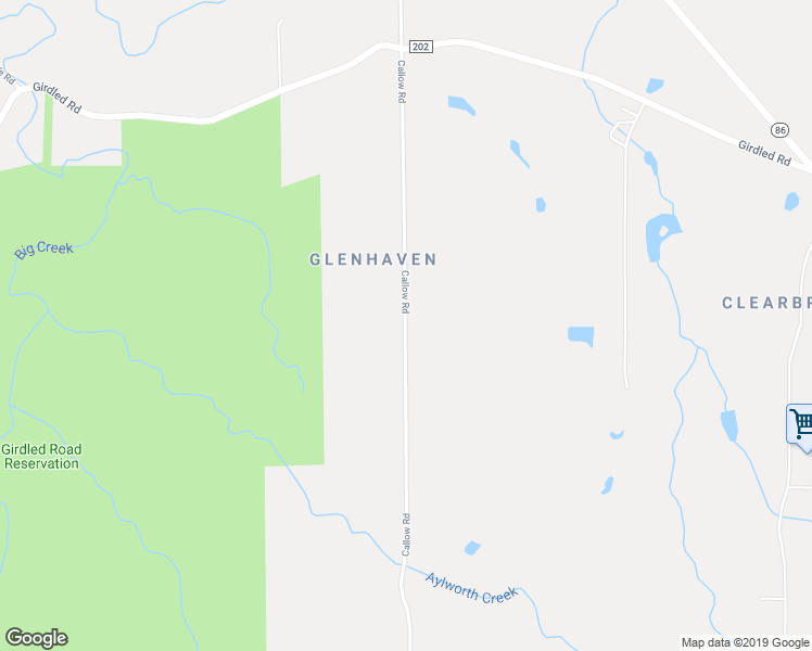 map of restaurants, bars, coffee shops, grocery stores, and more near 7610 Callow Road in Painesville
