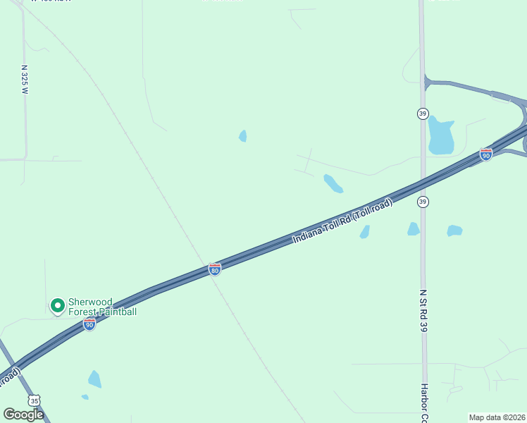 map of restaurants, bars, coffee shops, grocery stores, and more near 4004 North Rue Du Lac Court in La Porte