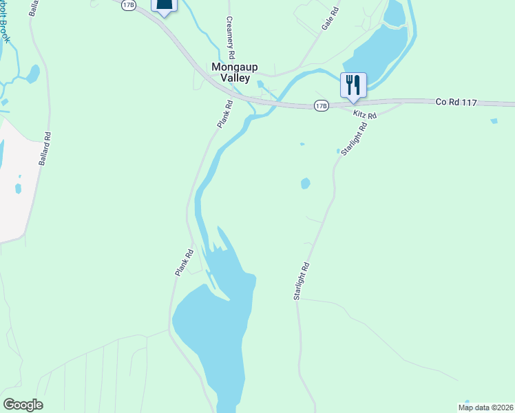 map of restaurants, bars, coffee shops, grocery stores, and more near 941 Starlight Road in Monticello