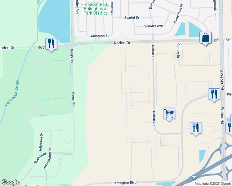 map of restaurants, bars, coffee shops, grocery stores, and more near 925 Belle Lane in Plainfield