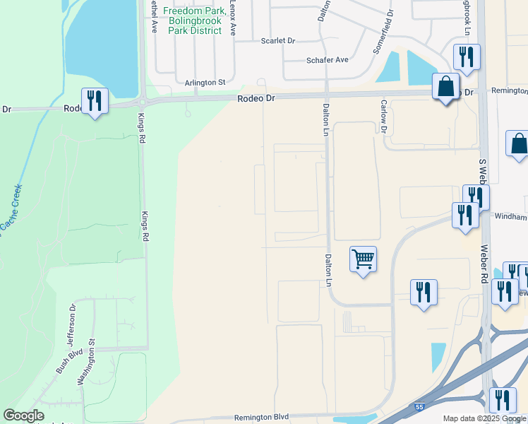 map of restaurants, bars, coffee shops, grocery stores, and more near 925 Belle Lane in Plainfield