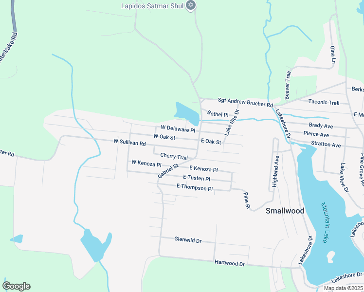 map of restaurants, bars, coffee shops, grocery stores, and more near 14 West Sullivan Place in Bethel