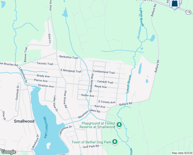 map of restaurants, bars, coffee shops, grocery stores, and more near 10 Reindeer Trail in Smallwood