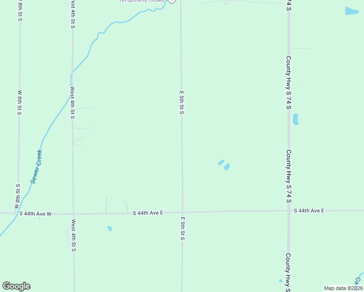 map of restaurants, bars, coffee shops, grocery stores, and more near 3934 East 5th Street South in Newton
