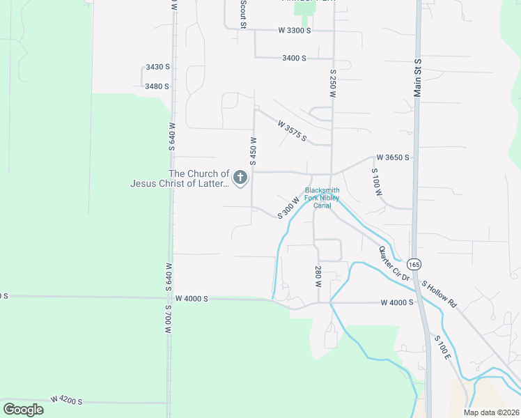 map of restaurants, bars, coffee shops, grocery stores, and more near Sheridan Ridge Lane in Nibley