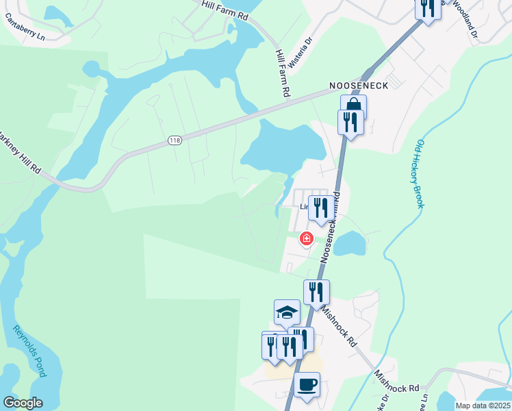 map of restaurants, bars, coffee shops, grocery stores, and more near 48 Linda Drive in Coventry