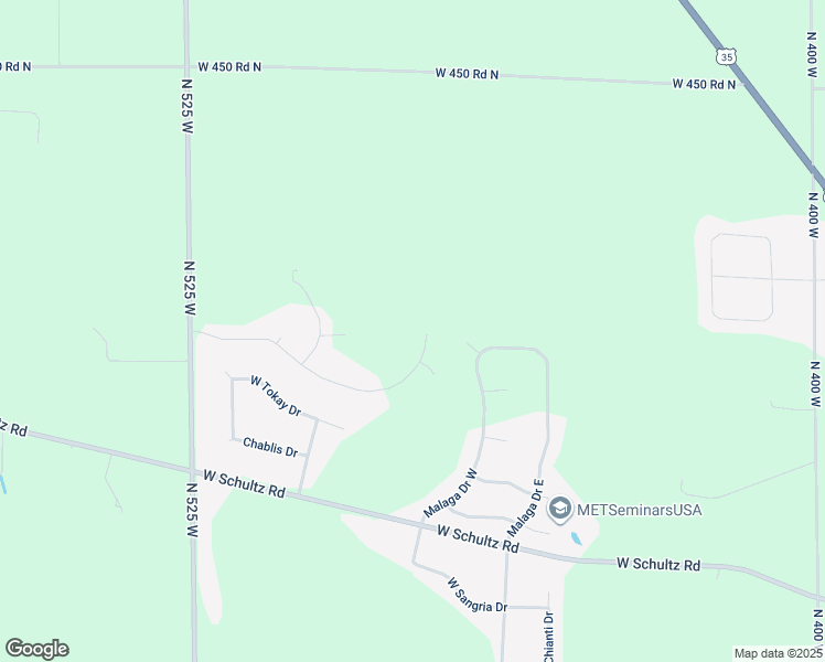 map of restaurants, bars, coffee shops, grocery stores, and more near 4942 West Concord Drive in La Porte
