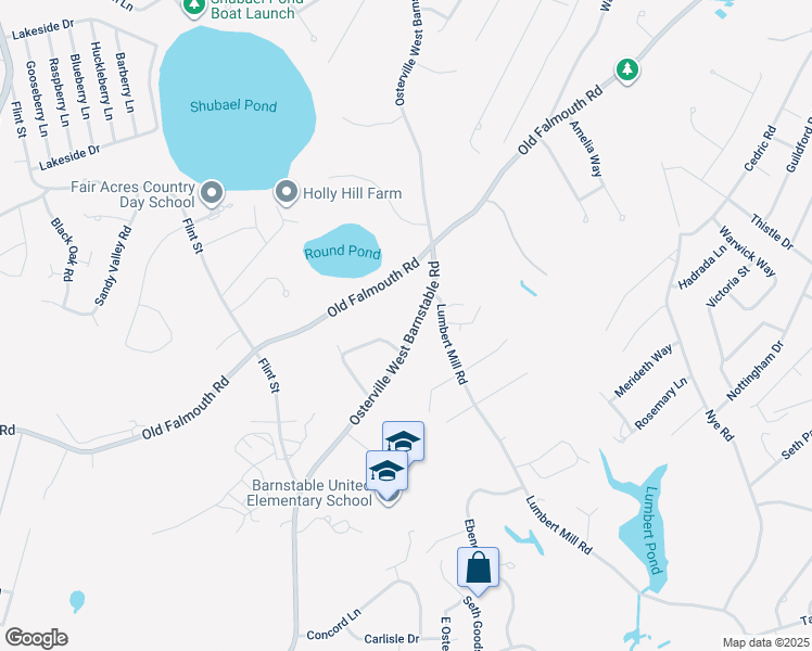 map of restaurants, bars, coffee shops, grocery stores, and more near 879 Osterville West Barnstable Road in Barnstable