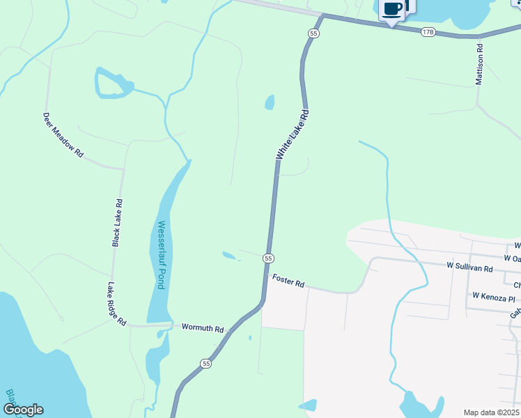 map of restaurants, bars, coffee shops, grocery stores, and more near 3113 State Route 55 in Bethel