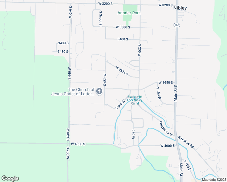 map of restaurants, bars, coffee shops, grocery stores, and more near 396 West 3650 South in Nibley