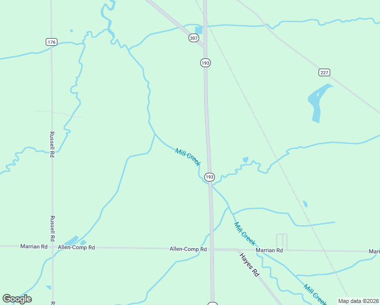 map of restaurants, bars, coffee shops, grocery stores, and more near 3105 Ohio 193 in Dorset